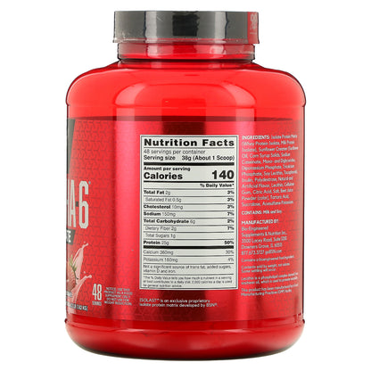 BSN, Syntha-6® Isolate, Protein Powder Drink Mix, Strawberry Milkshake, 4.02 lbs (1.82 kg)