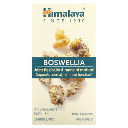 Himalaya, Boswellia, 250 mg, 240 Vegetarian Capsules (125 per Capsule)