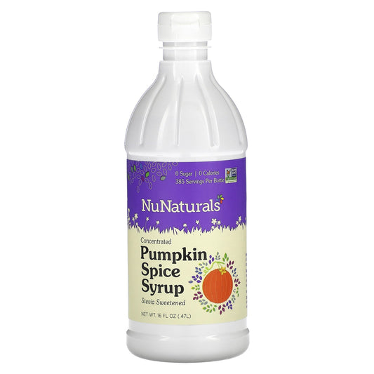 NuNaturals, Concentrated Pumpkin Spice Syrup, 16 fl oz (0.47 l)