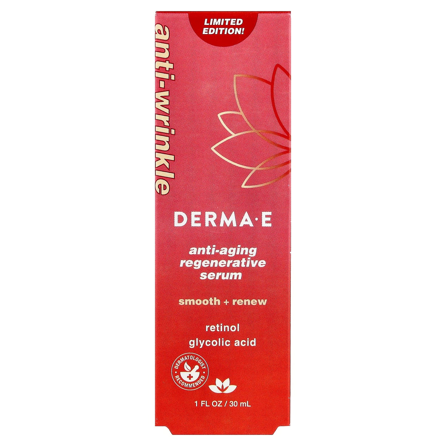 DERMA E, Anti-Aging Regenerative Serum , 1 fl oz (30 ml)