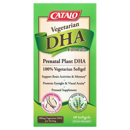 CATALO, Vegetarian DHA Formula, 60 Softgels