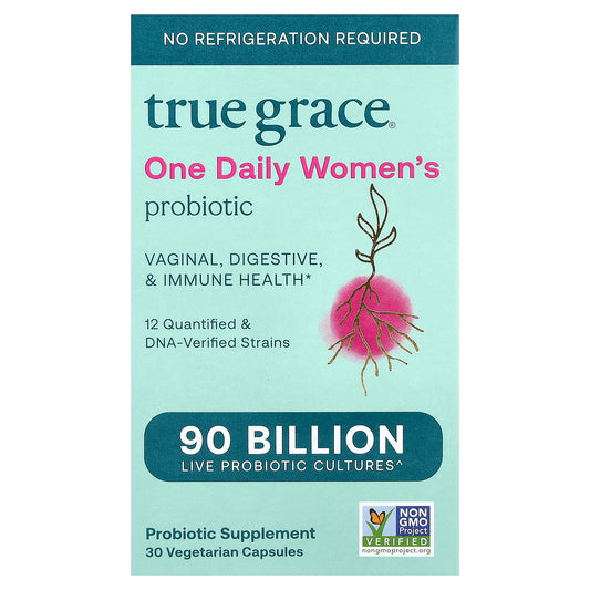 True Grace, One Daily Women's Probiotic, 30 Vegetarian Capsules