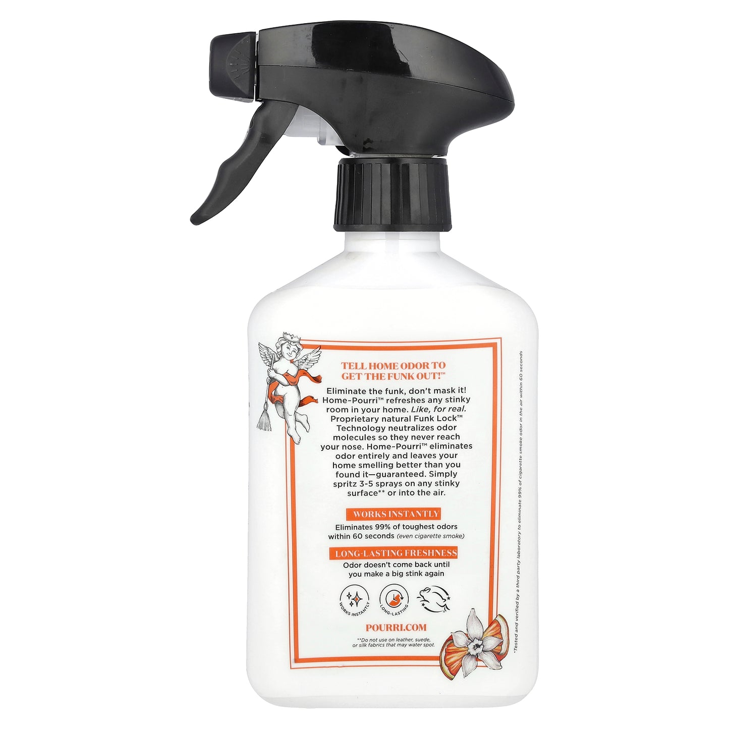 Poo-Pourri, Home-Pourri™, Air + Fabric, Multi- Purpose Odor Eliminator, Grapefruit Lychee Vanilla, 11 fl oz (325 ml)