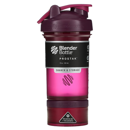 Blender Bottle, Pro Stak, Plum, 22 oz (651 ml)