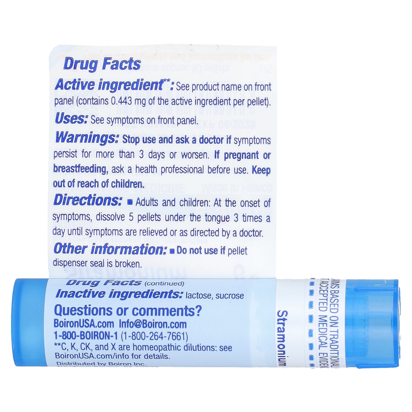 Boiron, Stramonium, 6C, Sleep Aid, 80 Pellets