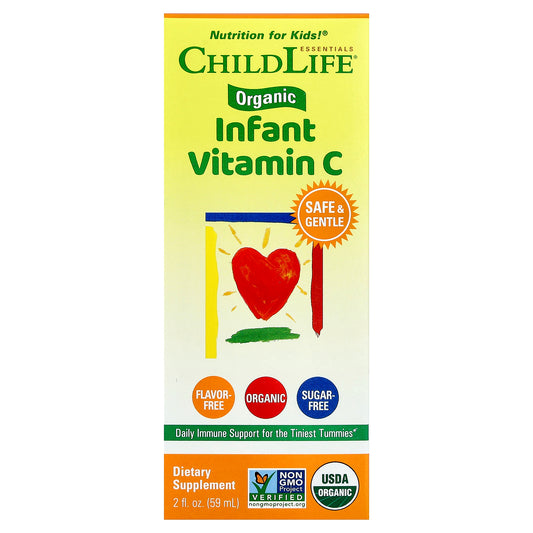 ChildLife Essentials, Organic Infant Vitamin C Drops, 2 fl oz (59 ml)