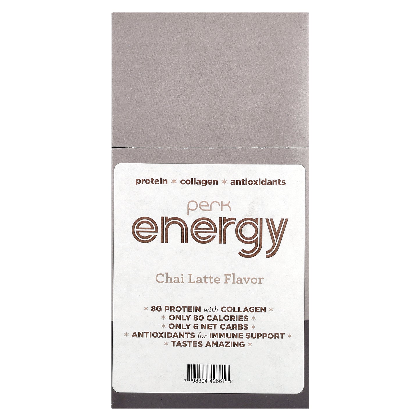 Perk Energy, Chai Latte, 10 Stick Packs, (19.2 g) Each