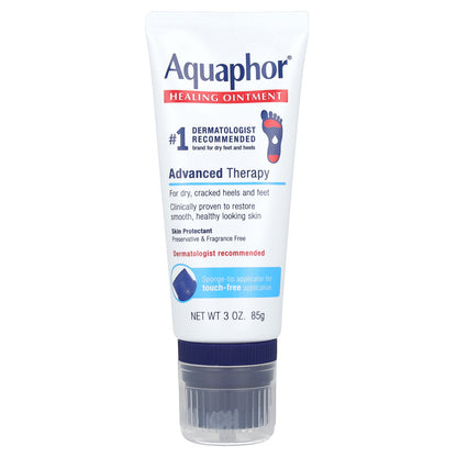 Aquaphor, Advanced Therapy, Heels and Feet Healing Ointment, 3 oz (85 g)