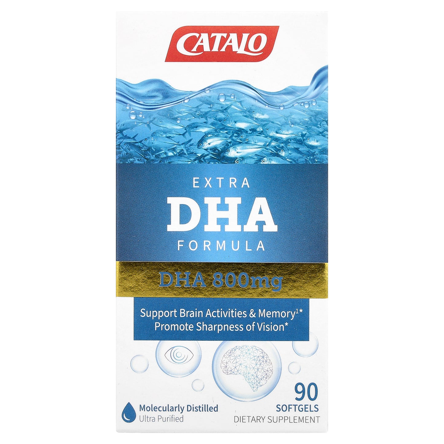 CATALO, Extra DHA Formula, 90 Softgels