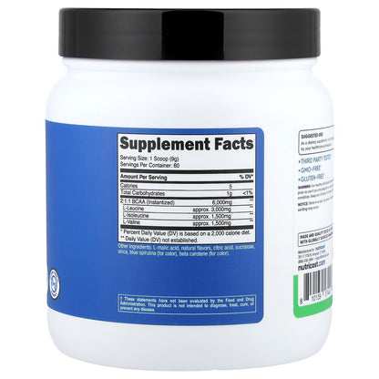 Nutricost, Performance, BCAA, Green Apple , 1.2 lb (540 g)
