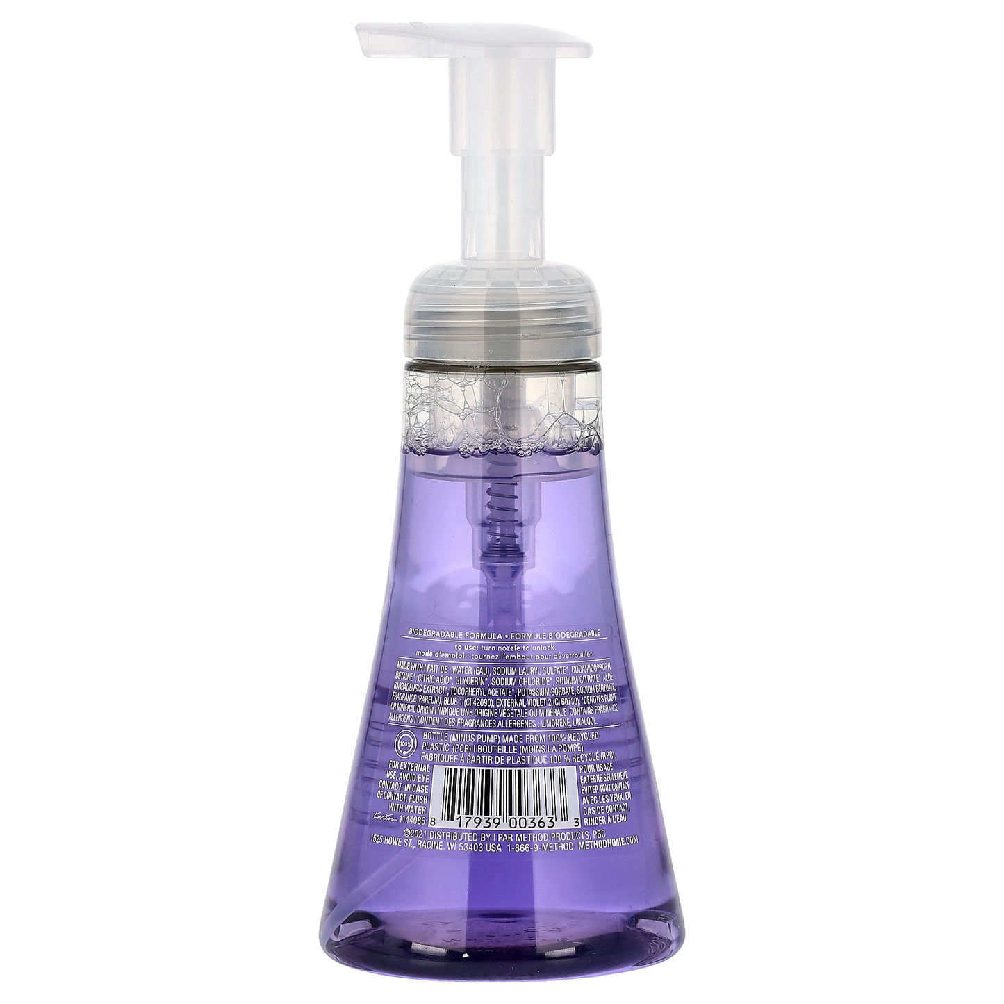Method, Foaming Hand Wash, French Lavender, 10 fl oz (300 ml)