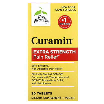 Terry Naturally, Curamin, Pain Relief, 30 Tablets