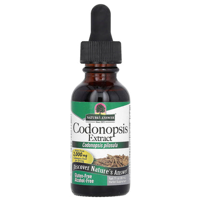 Nature's Answer, Codonopsis Extract, Alcohol-Free, 1,000 mg, 1 fl oz (30 ml)