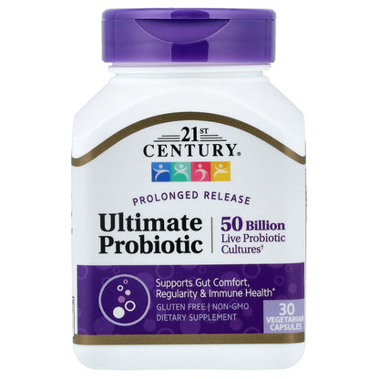 21st Century, Ultimate Probiotic, 50 Billion, 30 Vegetarian Capsules