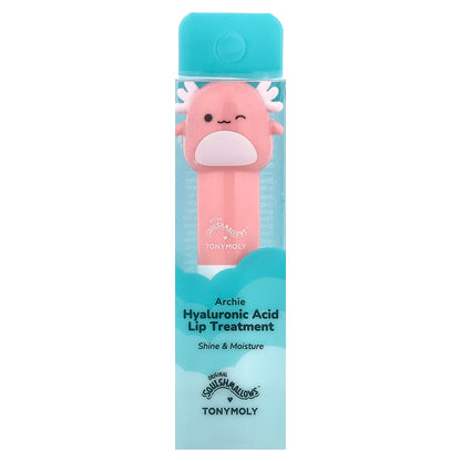 TonyMoly, Original Squishmallows™, Hyaluronic Acid Lip Treatment, Archie, 0.1 oz (3 g)