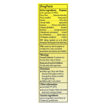 Bach, Rescue® Dropper Kids, Stress Relief, For Ages 2 & Up, Strawberry, 0.35 fl oz (10 ml)