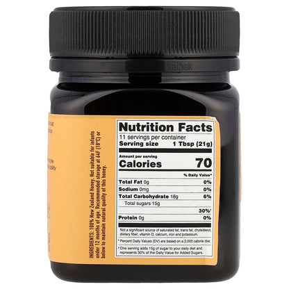 Egmont Honey, Manuka Honey, Raw & Unpasteurized, MGO 50+ , 8.8 oz (250 g)