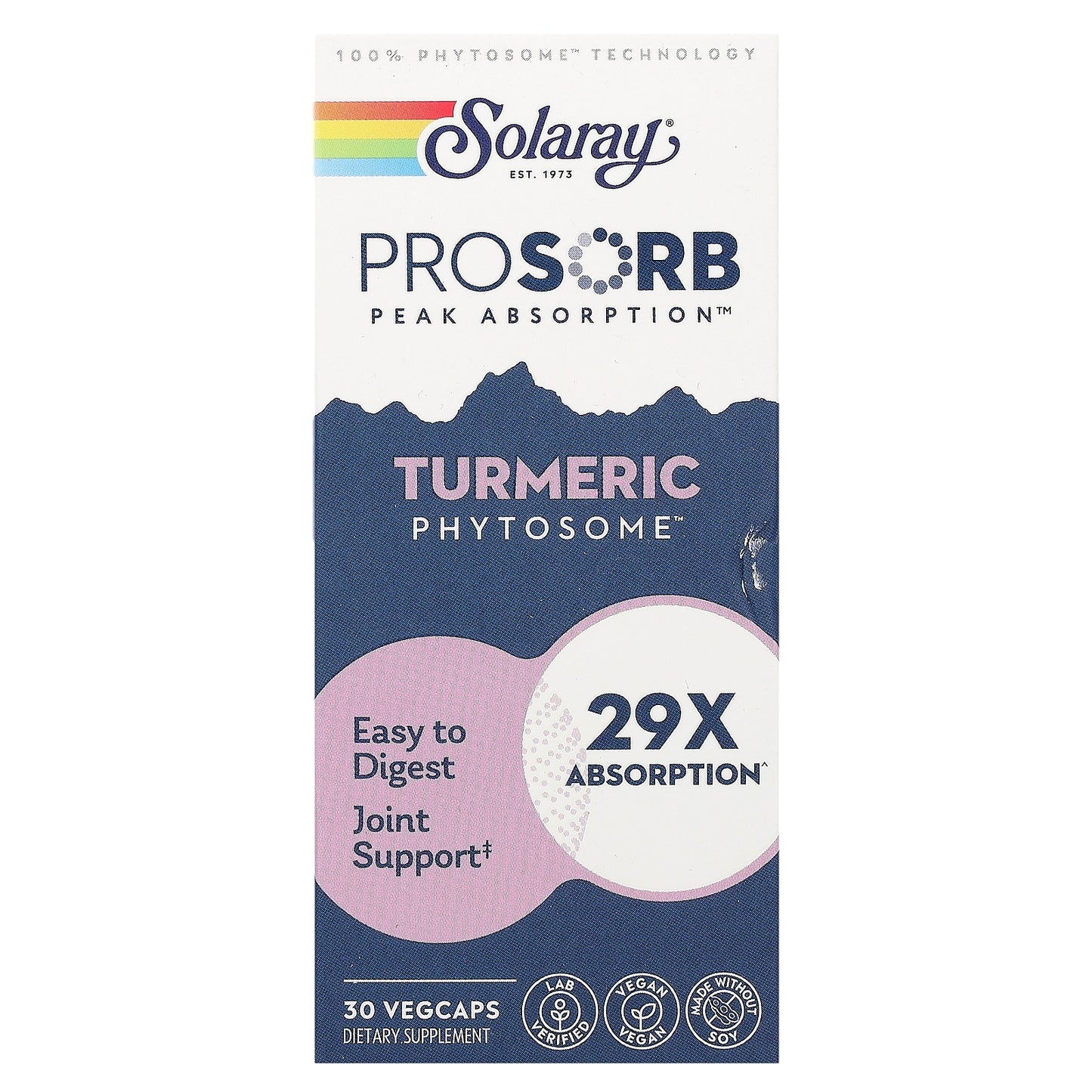 Solaray, Turmeric Phytosome, 500 mg, 30 Vegcaps