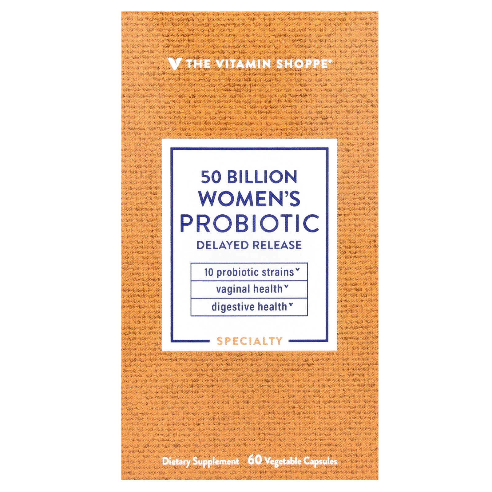 The Vitamin Shoppe, Women's Probiotic, 50 Billion , 60 Vegetable Capsules