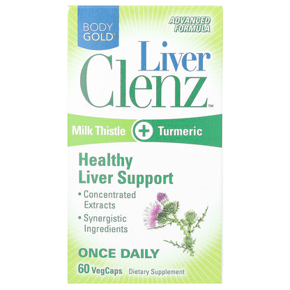 BodyGold, Liver Clenz, 60 VegCaps