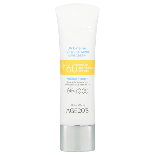AGE20'S, UV Defense, Hydro Calming Sunscreen, SPF 60+, 1.69 fl oz (50 ml)