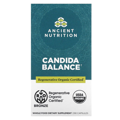 Ancient Nutrition, Candida Balance, 90 Capsules