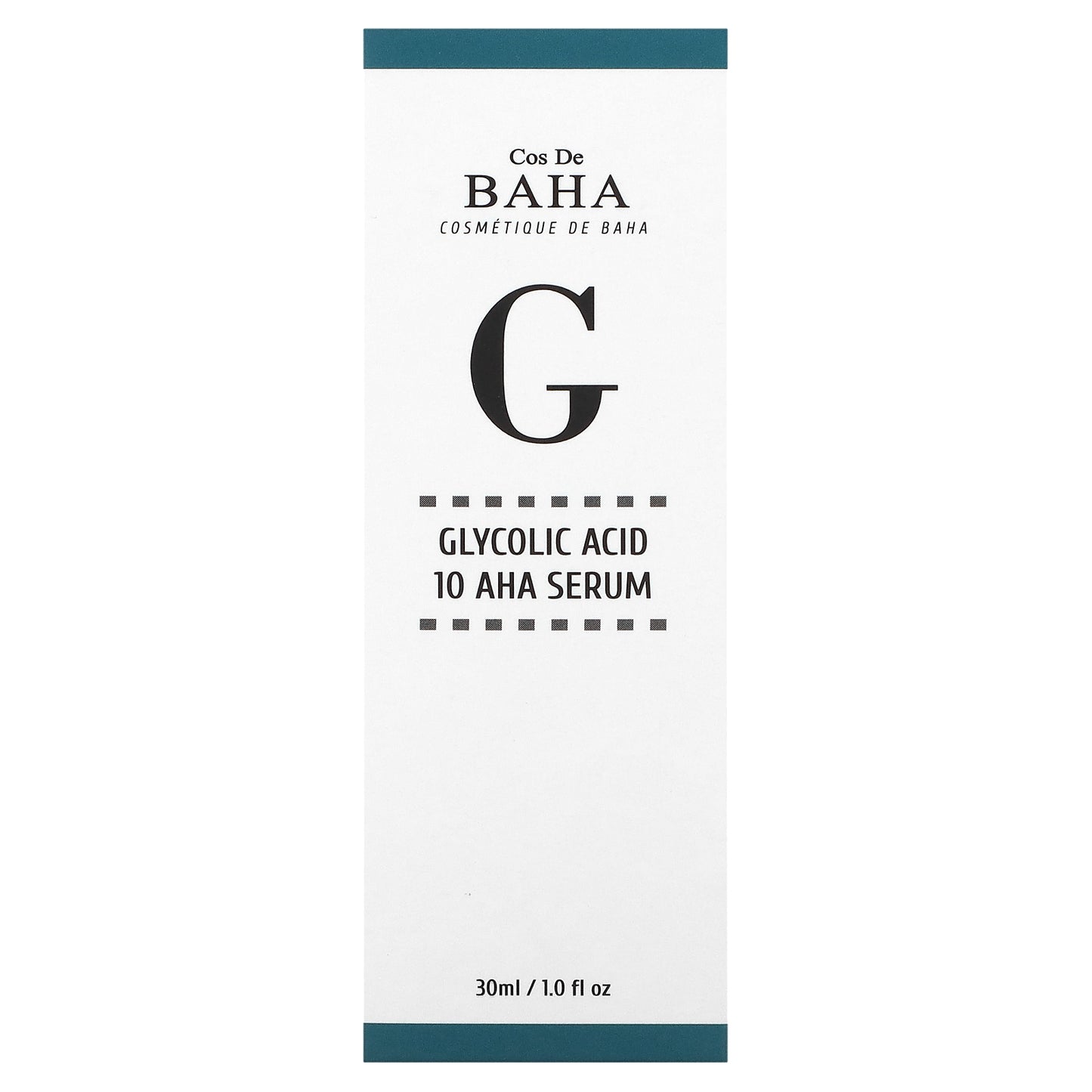 Cos De BAHA, G, Glycolic Acid 10 AHA Serum, 1 fl oz (30 ml)