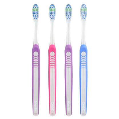 Oral-B, Advanced Clean Toothbrush. Soft , 4 Pack