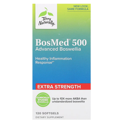 Terry Naturally, BosMed 500, Advanced Boswellia, 500 mg, 120 Softgels