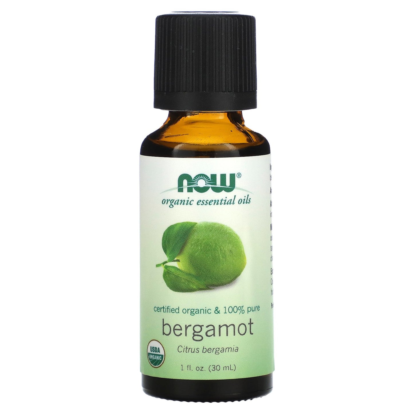 NOW Foods, Organic Essential Oils, Bergamot, 1 fl oz (30 ml)