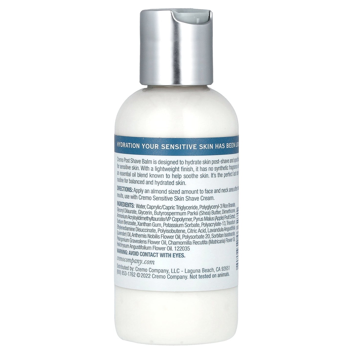 Cremo, Post Shave Balm, Sensitive Skin, 4 fl oz ( 118 ml)