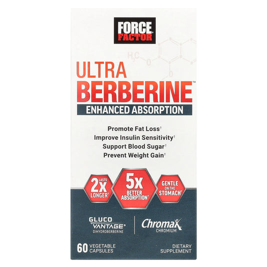 Force Factor, Ultra Berberine™, 60 Vegetable Capsules