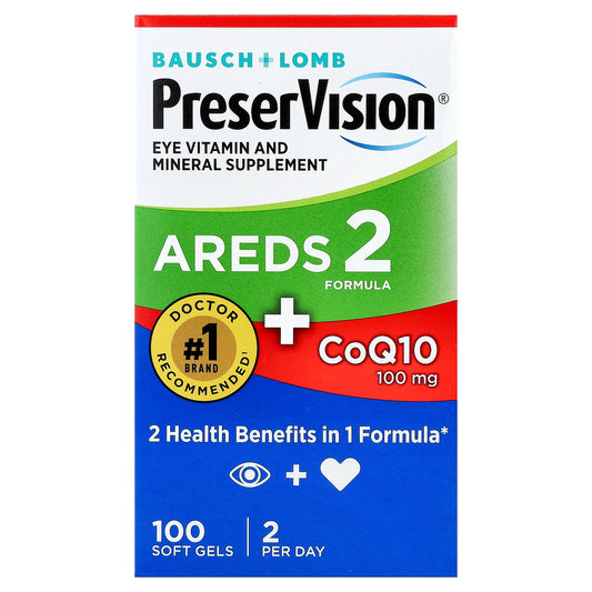 PreserVision, AREDS 2 Formula + CoQ10, 100 Soft Gels