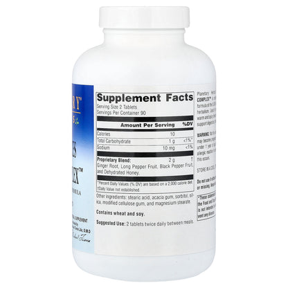 Planetary Herbals, Three Spices Sinus Complex™, 180 Tablets