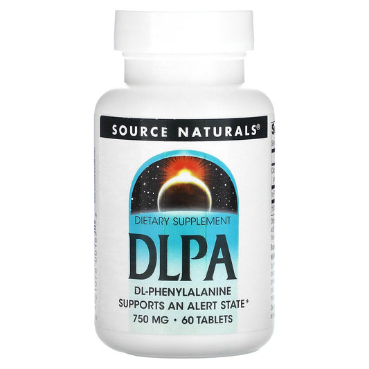 Source Naturals, DLPA, 750 mg, 60 Tablets