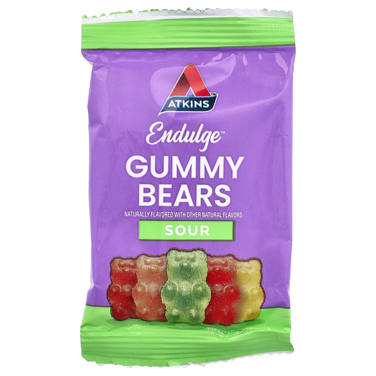 Atkins, Endulge™, Gummy Bears, Sour, 6 Packs, 1.06 oz (30 g) Each