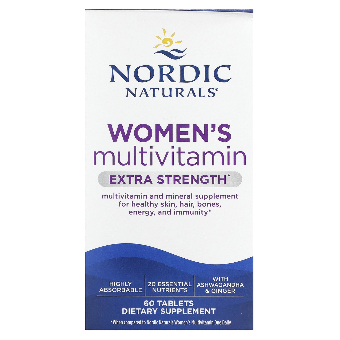 Nordic Naturals, Women's Multivitamin, 60 Tablets