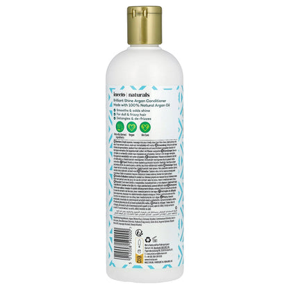 Inecto, Argan Conditioner, Brilliant Shine, Dull, Frizzy Hair , 16.9 fl oz (500 ml)