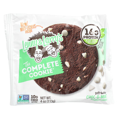 Lenny & Larry's, The Complete Cookie®, Choc-O-Mint, 12 Cookies, 4 oz (113 g) Each