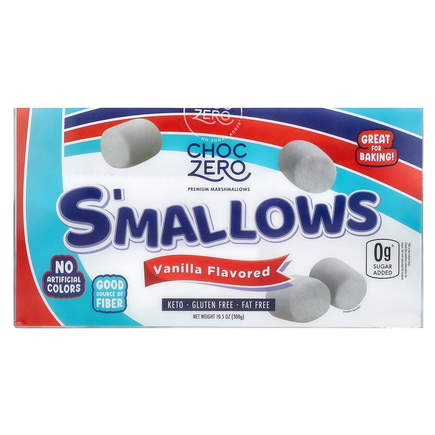 ChocZero, S'Mallows, Vanilla, 10.5 oz (300 g)