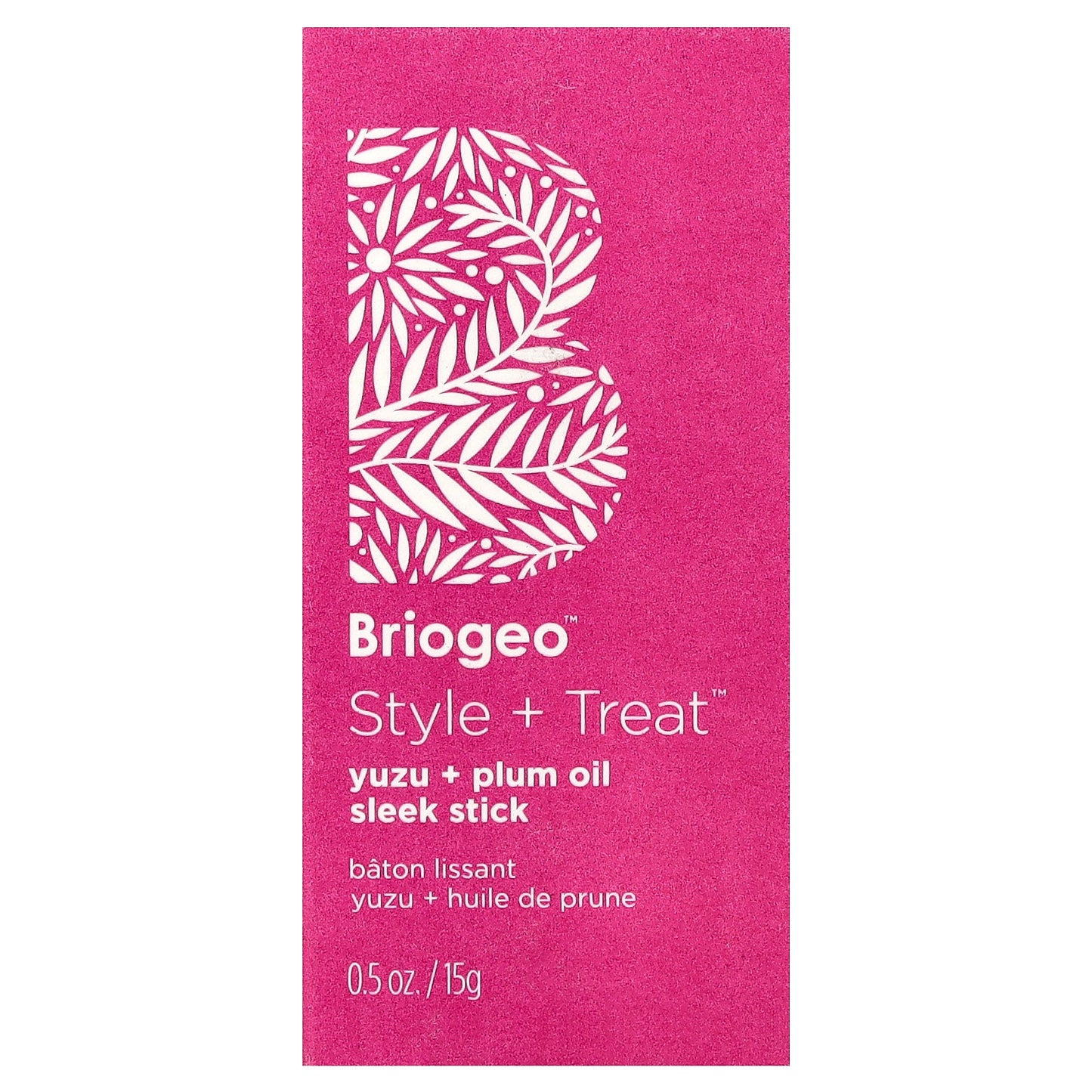 Briogeo, Style + Treat™, Yuzu + Plum Oil Sleek Stick, 0.5 oz (15 g)