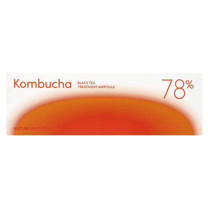 Nature Republic, Kombucha Black Tea, Treatment Ampoule 78%, 1 Count