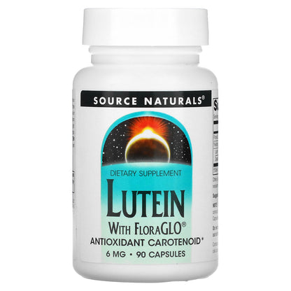 Source Naturals, Lutein, 6 mg, 90 Capsules