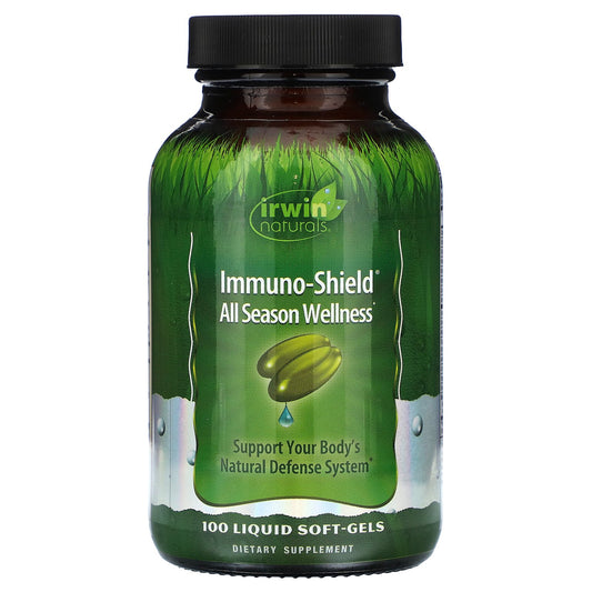 Irwin Naturals, Immuno-Shield, All Season Wellness, 100 Liquid Soft-Gels