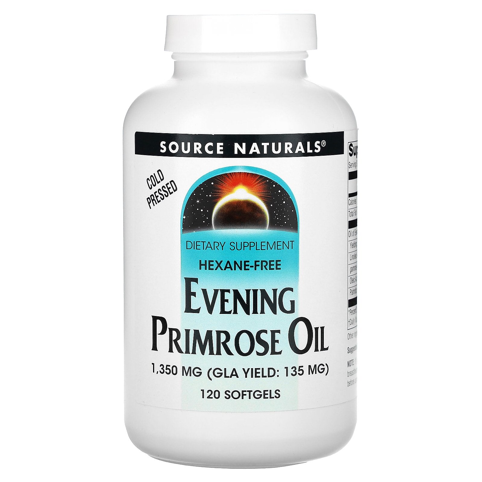 Source Naturals, Evening Primrose Oil, 1,350 mg, 120 Softgels