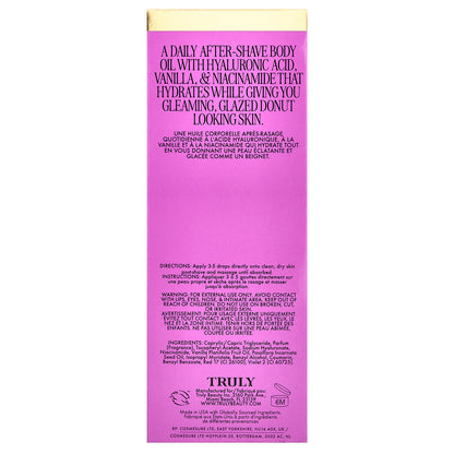Truly Beauty, Glazed Donut  After Shave Oil, 3.1 fl oz (90 ml)