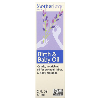 Motherlove, Baby, Birth & Baby Oil, 2 fl oz (59 ml)