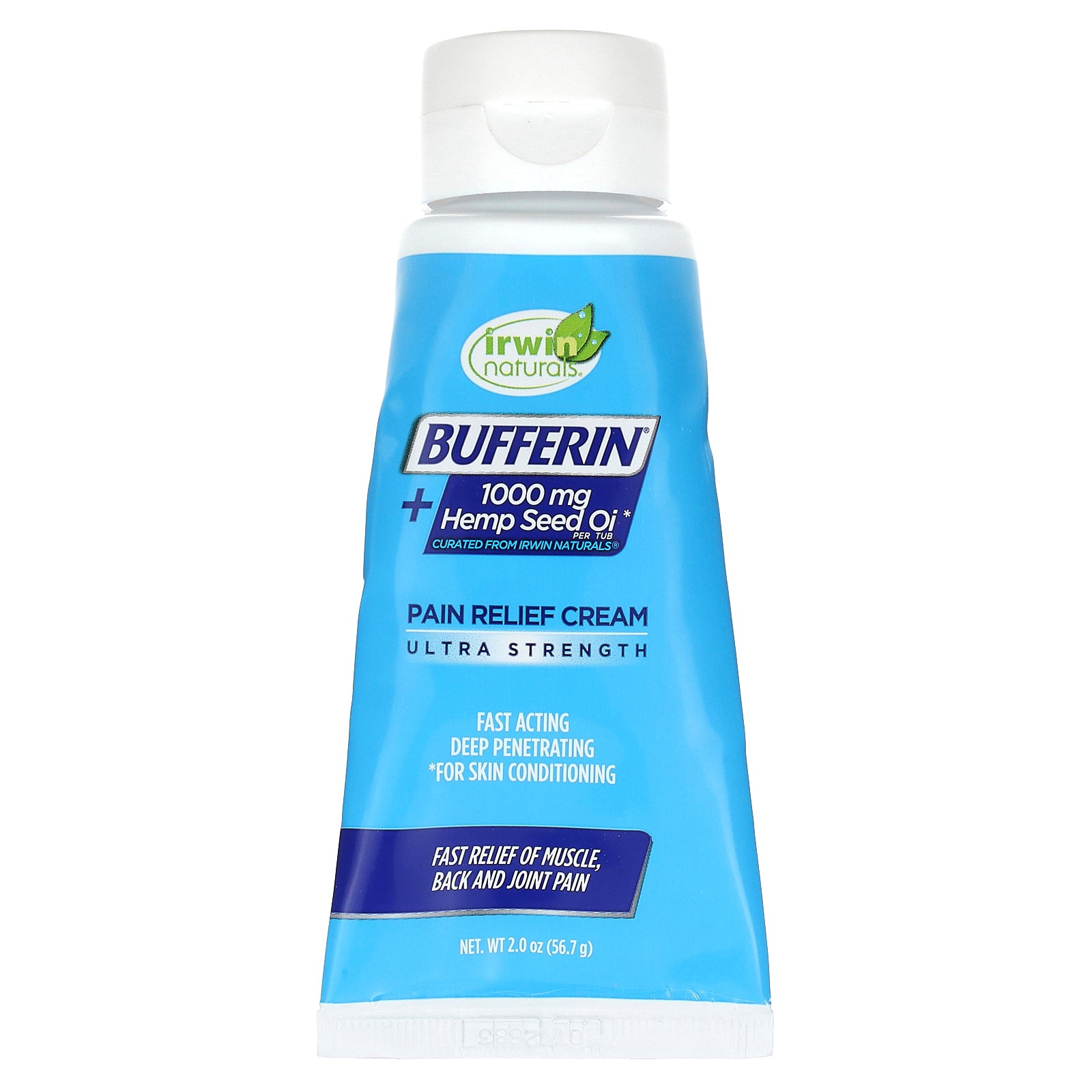 Bufferin, Pain Relief Cream, Ultra Strength, 2 oz (56.7 g)