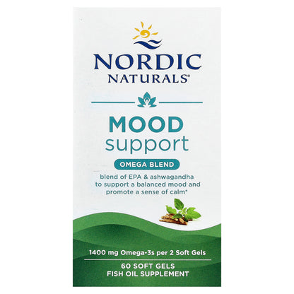 Nordic Naturals, Mood Support, Omega Blend, 60 Soft Gels