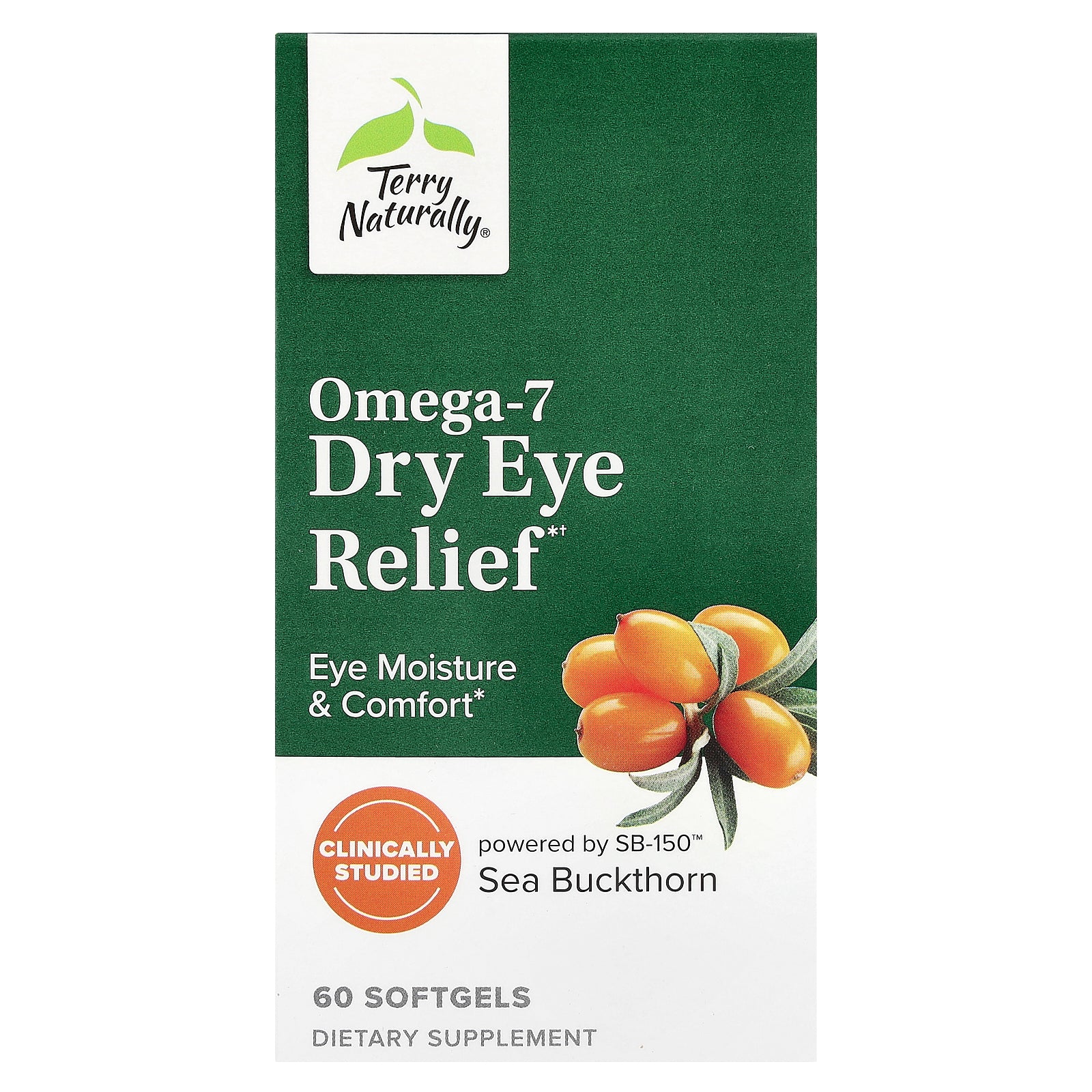 Terry Naturally, Omega-7 Dry Eye Relief , 60 Softgels